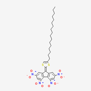 4-Heptadecyl-2-(2,4,5,7-tetranitro-9H-fluoren-9-ylidene)-2H-1,3-dithiole