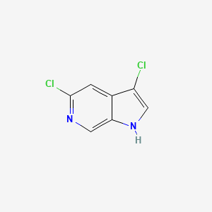 molecular formula C7H4Cl2N2 B1424194 3,5-ジクロロ-1H-ピロロ[2,3-c]ピリジン CAS No. 1190320-38-7