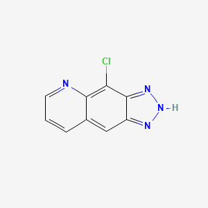 molecular formula C9H5ClN4 B14241967 4-chloro-3H-triazolo[4,5-g]quinoline CAS No. 261764-98-1