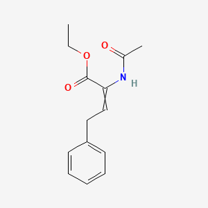 Ethyl 2-acetamido-4-phenylbut-2-enoate