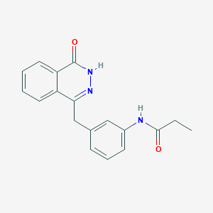 N-{3-[(4-Oxo-3,4-dihydrophthalazin-1-yl)methyl]phenyl}propanamide