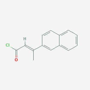 2-Butenoyl chloride,3-(2-naphthalenyl)-,(2E)-