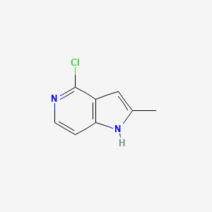 molecular formula C8H7ClN2 B1424205 4-クロロ-2-メチル-1H-ピロロ[3,2-c]ピリジン CAS No. 854018-87-4