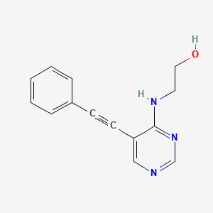 Ethanol, 2-[[5-(phenylethynyl)-4-pyrimidinyl]amino]-