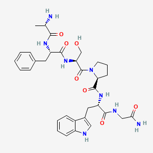 L-Alanyl-L-phenylalanyl-L-seryl-L-prolyl-L-tryptophylglycinamide