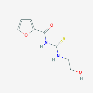 molecular formula C8H10N2O3S B14242085 N-(2-hydroxyethylcarbamothioyl)furan-2-carboxamide CAS No. 211876-22-1