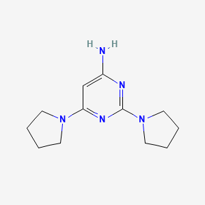 2,6-Di(pyrrolidin-1-yl)pyrimidin-4-amine