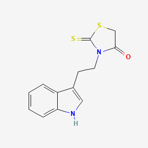 3-[2-(1H-Indol-3-yl)ethyl]-2-sulfanylidene-1,3-thiazolidin-4-one