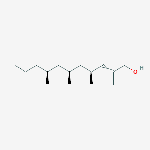 molecular formula C15H30O B14242120 (4S,6S,8S)-2,4,6,8-Tetramethylundec-2-en-1-ol CAS No. 378188-55-7