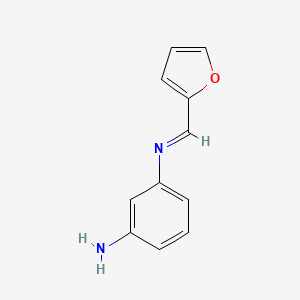 3-{(E)-[(Furan-2-yl)methylidene]amino}aniline