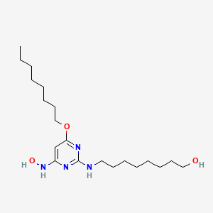 8-{[4-(Hydroxyamino)-6-(octyloxy)pyrimidin-2-yl]amino}octan-1-ol