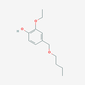 molecular formula C13H20O3 B14242144 4-(Butoxymethyl)-2-ethoxyphenol CAS No. 233255-43-1