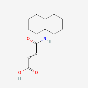 4-[(Octahydronaphthalen-4a(2H)-yl)amino]-4-oxobut-2-enoic acid