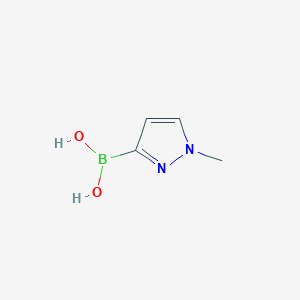 molecular formula C4H7BN2O2 B1424216 (1-Methyl-1H-pyrazol-3-yl)boronic acid CAS No. 869973-96-6