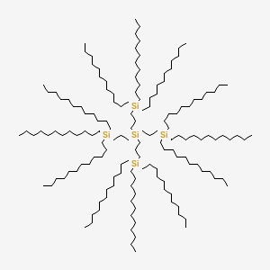 [Silanetetrayltetra(propane-3,1-diyl)]tetrakis(tridodecylsilane)