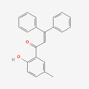 1-(2-Hydroxy-5-methylphenyl)-3,3-diphenylprop-2-en-1-one