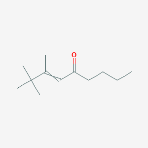 molecular formula C12H22O B14242198 2,2,3-Trimethylnon-3-en-5-one CAS No. 330969-91-0