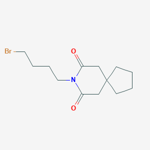 molecular formula C13H20BrNO2 B142422 8-(4-溴丁基)-8-氮杂螺[4.5]癸烷-7,9-二酮 CAS No. 80827-62-9