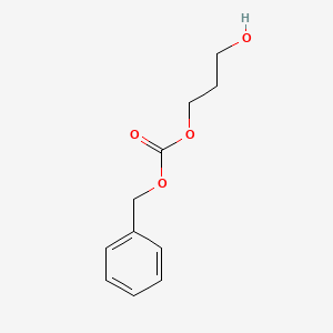 molecular formula C11H14O4 B14242203 Benzyl 3-hydroxypropyl carbonate CAS No. 215124-82-6