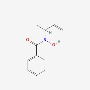 Benzamide, N-(1,2-dimethyl-2-propenyl)-N-hydroxy-