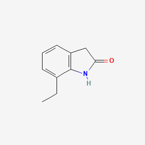 molecular formula C10H11NO B1424223 7-乙基-1,3-二氢-2H-吲哚-2-酮 CAS No. 73425-09-9
