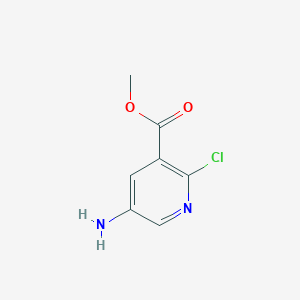 molecular formula C7H7ClN2O2 B1424224 Methyl 5-amino-2-chloronicotinate CAS No. 886435-73-0