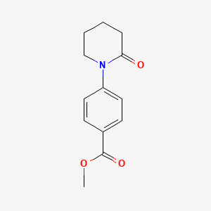 Benzoic acid, 4-(2-oxo-1-piperidinyl)-, methyl ester