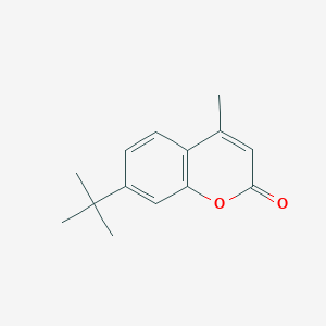 2H-1-Benzopyran-2-one, 7-(1,1-dimethylethyl)-4-methyl-