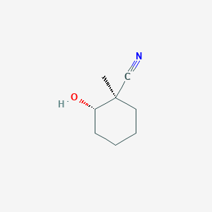 Cyclohexanecarbonitrile, 2-hydroxy-1-methyl-, (1R,2S)-