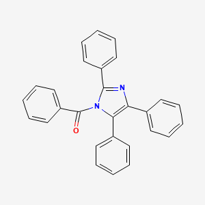 molecular formula C28H20N2O B14242314 Phenyl(2,4,5-triphenyl-1H-imidazol-1-yl)methanone CAS No. 408522-29-2