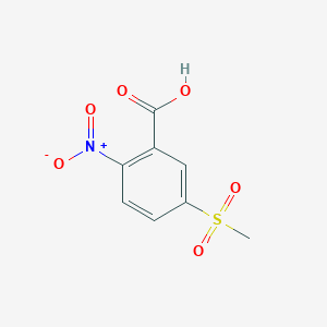 molecular formula C8H7NO6S B1424233 5-(甲磺酰基)-2-硝基苯甲酸 CAS No. 898547-72-3