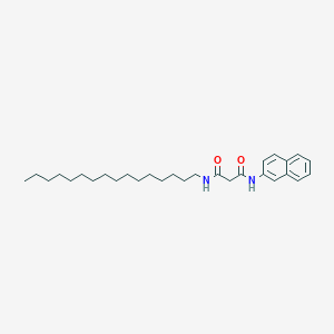 N~1~-Hexadecyl-N~3~-(naphthalen-2-yl)propanediamide