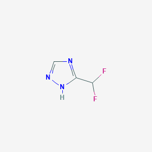 B1424236 3-(Difluoromethyl)-1H-1,2,4-triazole CAS No. 1378824-63-5