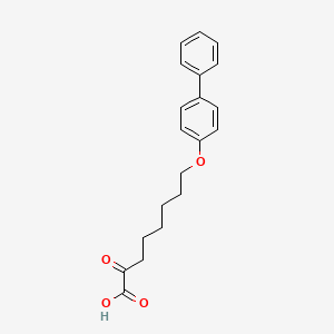 8-[([1,1'-Biphenyl]-4-yl)oxy]-2-oxooctanoic acid