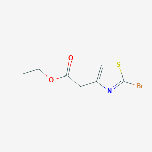 molecular formula C7H8BrNO2S B1424239 2-(2-溴噻唑-4-基)乙酸乙酯 CAS No. 56355-79-4