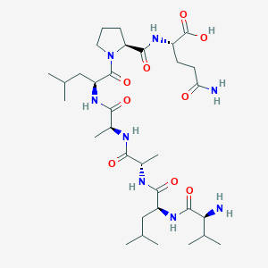 L-Glutamine, L-valyl-L-leucyl-L-alanyl-L-alanyl-L-leucyl-L-prolyl-