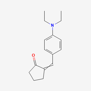 2-{[4-(Diethylamino)phenyl]methylidene}cyclopentan-1-one