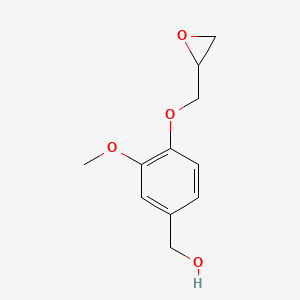 {3-Methoxy-4-[(oxiran-2-yl)methoxy]phenyl}methanol