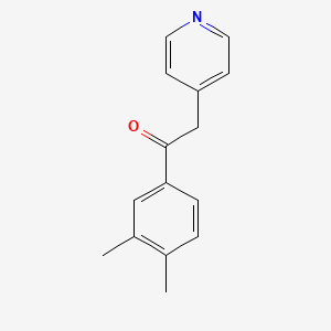 1-(3,4-Dimethylphenyl)-2-(pyridin-4-yl)ethan-1-one