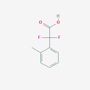 B1424251 2,2-Difluoro-2-(2-methylphenyl)acetic acid CAS No. 1250354-50-7
