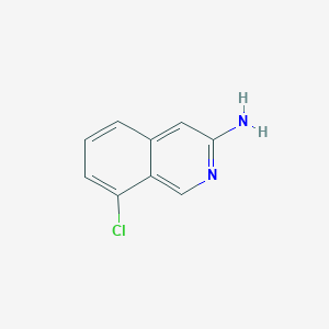 molecular formula C9H7ClN2 B1424252 8-氯异喹啉-3-胺 CAS No. 1184843-26-2