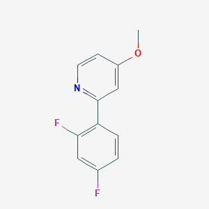 2-(2,4-Difluorophenyl)-4-methoxypyridine