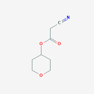 molecular formula C8H11NO3 B14242560 Oxan-4-yl cyanoacetate CAS No. 215045-37-7