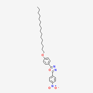 2-[4-(Hexadecyloxy)phenyl]-5-(4-nitrophenyl)-1,3,4-oxadiazole