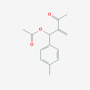 3-Buten-2-one, 3-[(acetyloxy)(4-methylphenyl)methyl]-