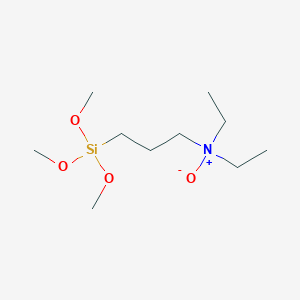 molecular formula C10H25NO4Si B14242613 N,N-Diethyl-3-(trimethoxysilyl)propan-1-amine N-oxide CAS No. 389136-62-3