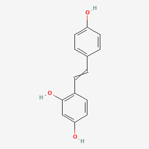 4-[2-(4-Hydroxyphenyl)ethenyl]benzene-1,3-diol