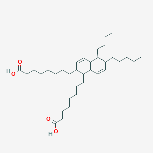 molecular formula C36H62O4 B14242696 8,8'-(5,6-Dipentyl-1,2,4a,5,6,8a-hexahydronaphthalene-1,2-diyl)dioctanoic acid CAS No. 488780-90-1