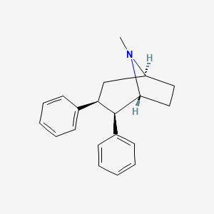 (1R,2R,3S,5S)-8-methyl-2,3-diphenyl-8-azabicyclo[3.2.1]octane