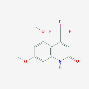 5,7-dimethoxy-4-(trifluoromethyl)-1H-quinolin-2-one